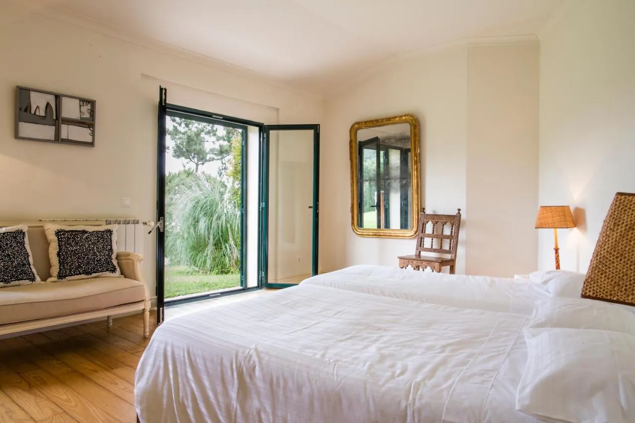 Bedroom opening onto the garden